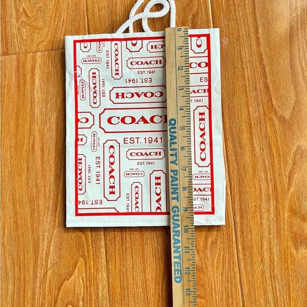 Rare Empty Coach Gift Bag